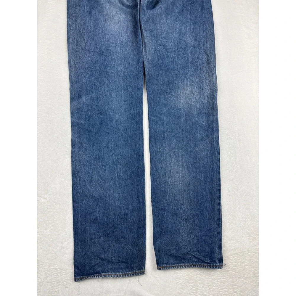 Levis 501 Original Fit Mens 36x40 Jeans Blue Grungy Washed Denim HighLow Fade